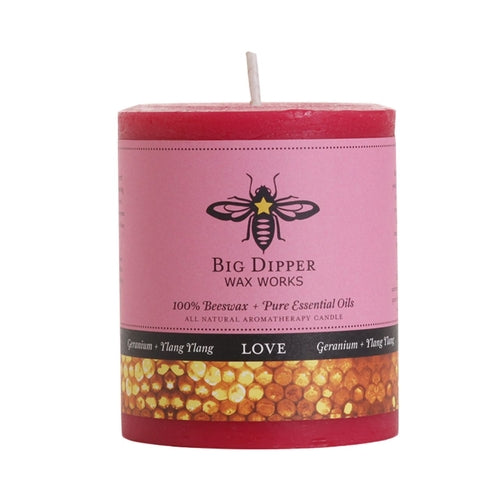 Big Dipper Wax Works Beeswax Aromatherapy Pillars