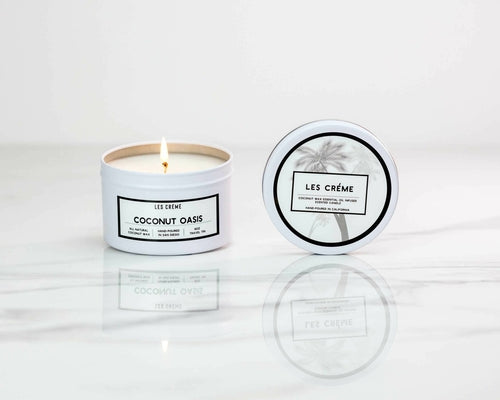 Coconut Oasis Scent Coconut Wax Candle