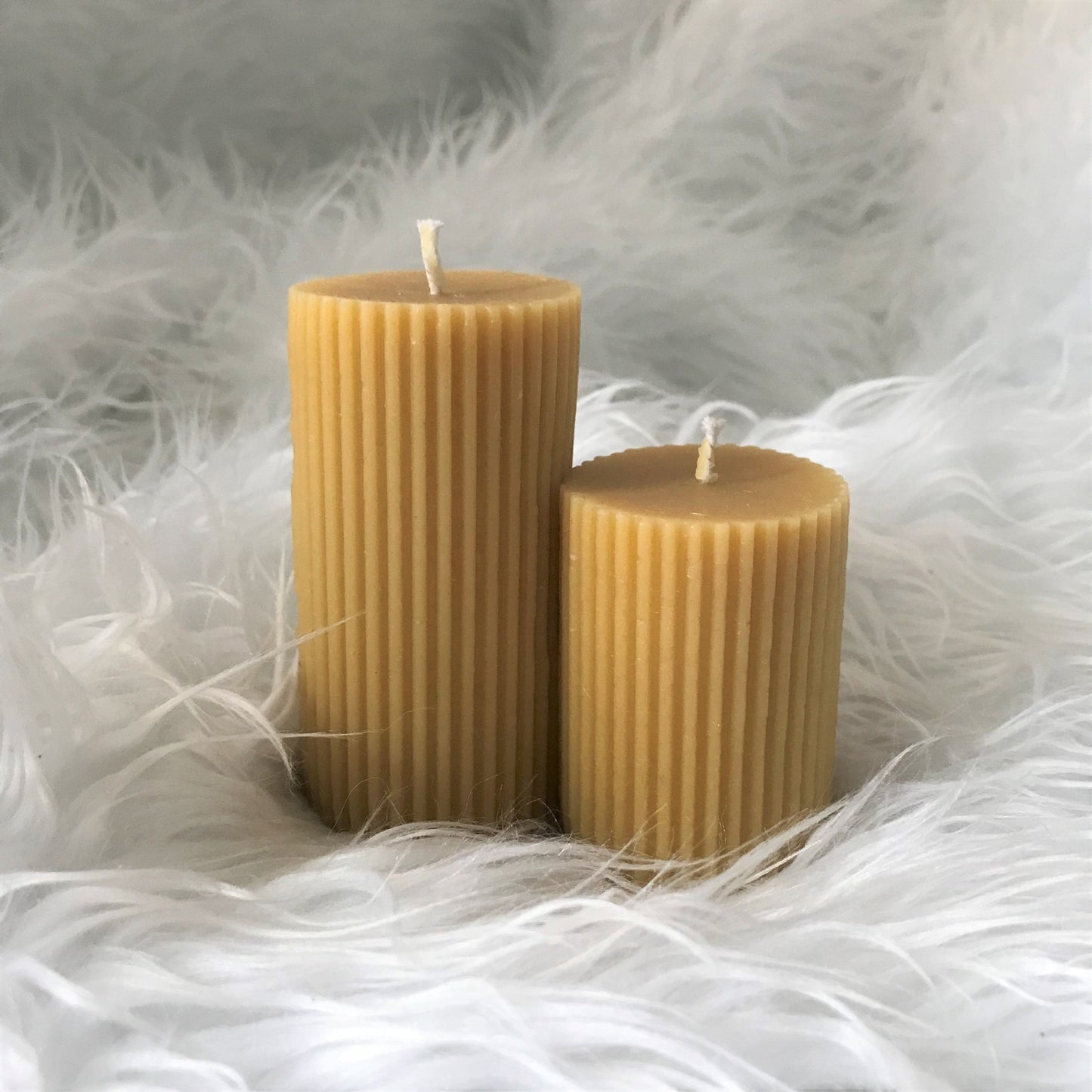 Christmas Pillar Candle Set