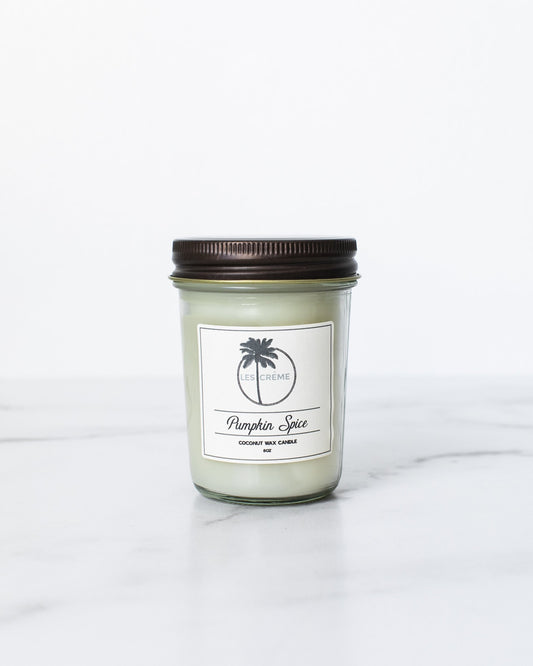 Pumpkin Spice Scent Coconut Wax Candle