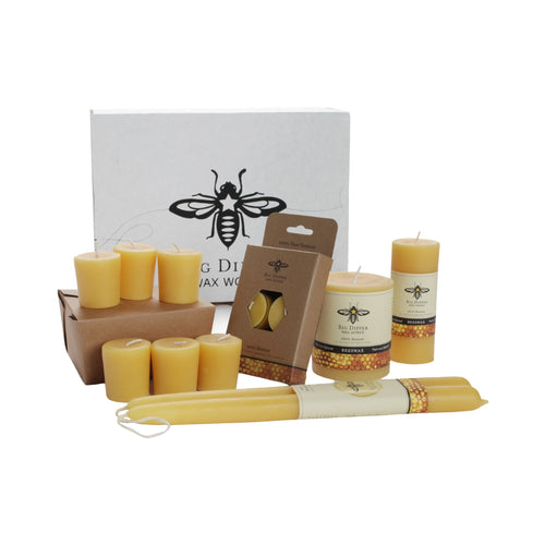 Big Dipper Wax Works Beeswax Candle Sampler