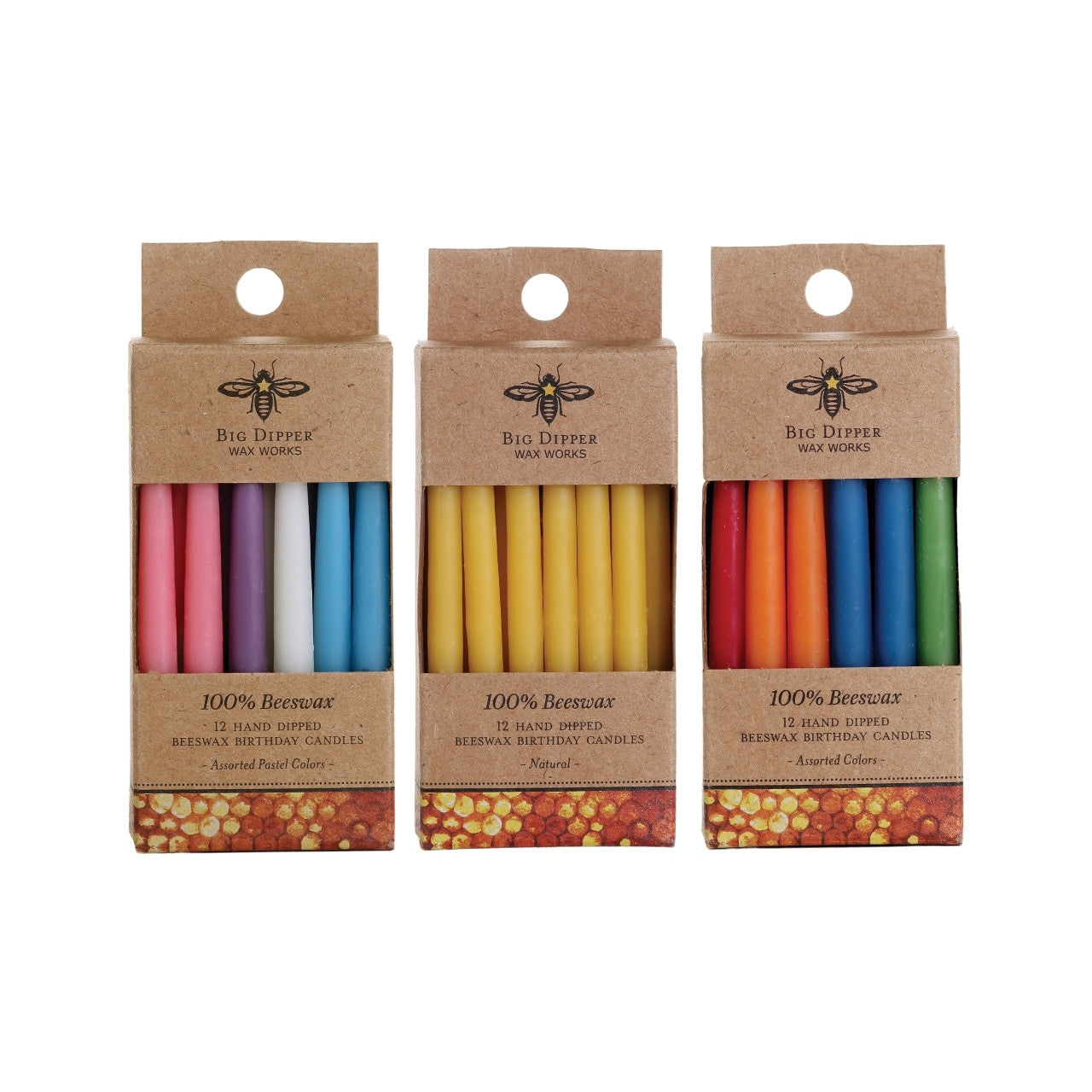 Big Dipper Wax Works Beeswax Birthday Candles