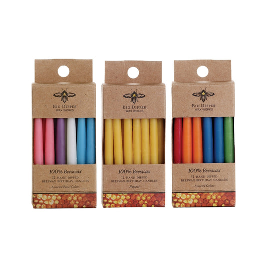 Big Dipper Wax Works Beeswax Birthday Candles