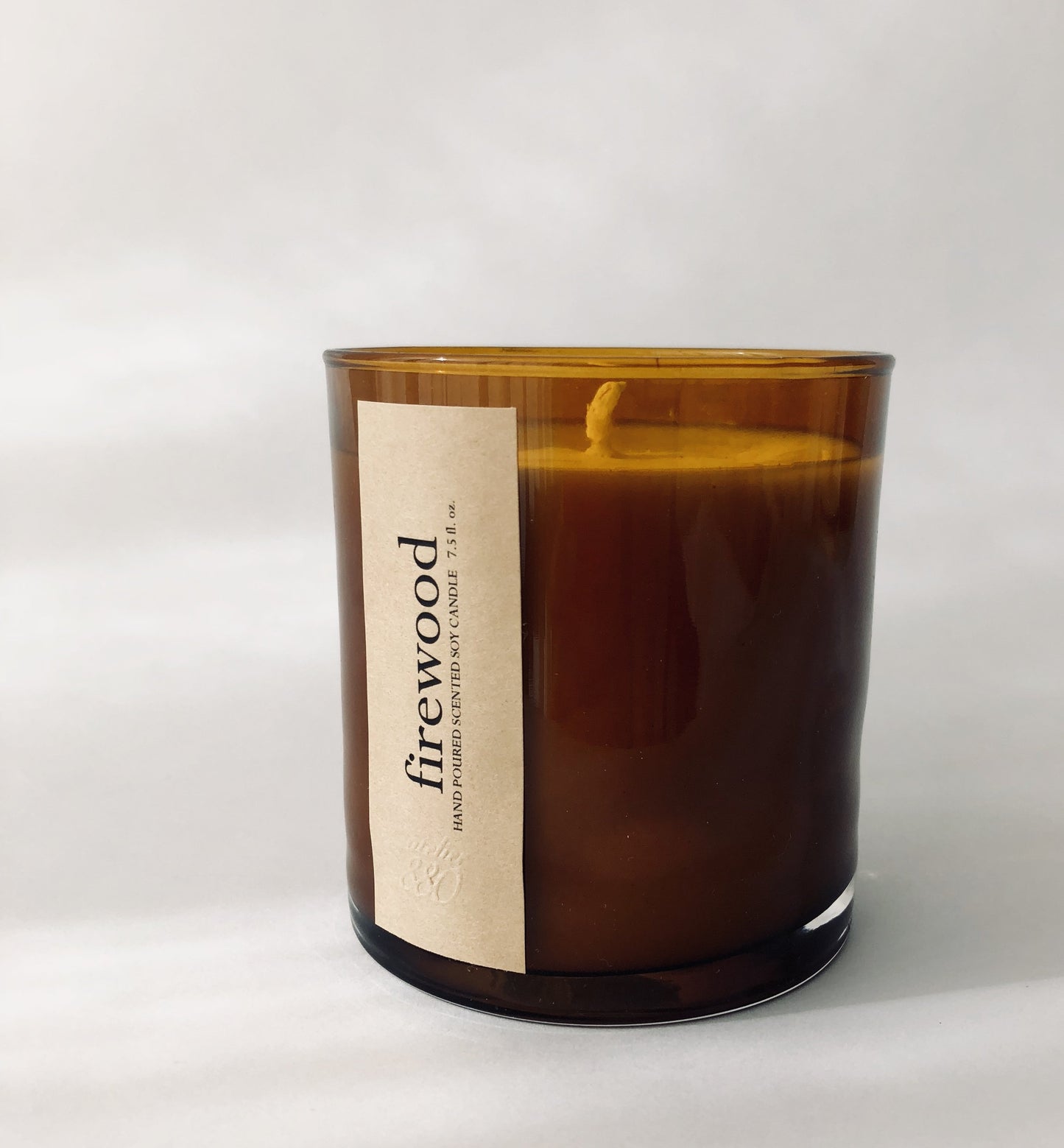 firewood scented candle