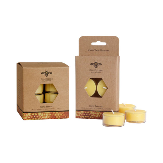 Big Dipper Wax Works Pure Beeswax Tea Lights