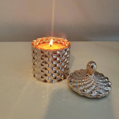 Rose Gold Candle | 3.2oz | Entanglement (Black Orchid)