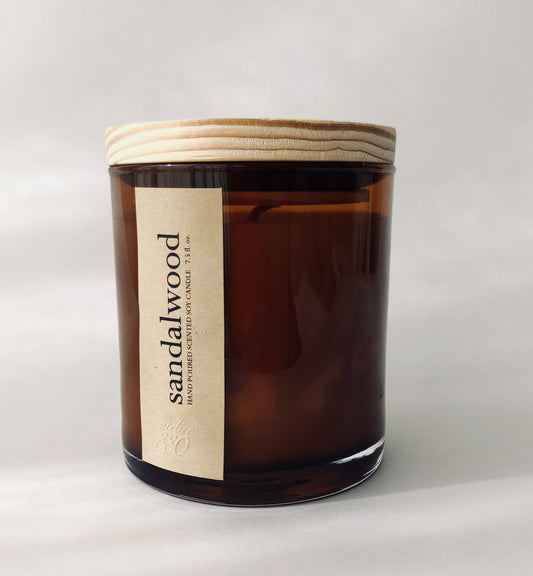 sandalwood scented candle